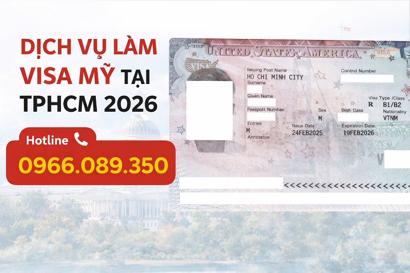 Dịch vụ làm visa Mỹ tại TPHCM trọn gói
