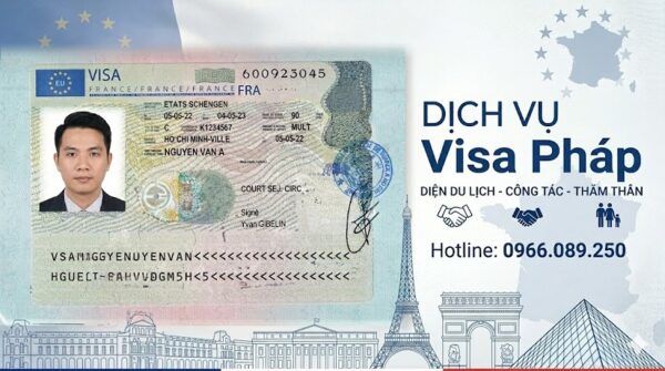Dịch vụ visa Pháp diện du lịch, công tác, thăm thân