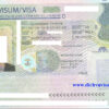 Visa schengen Đức dán vào hộ chiếu