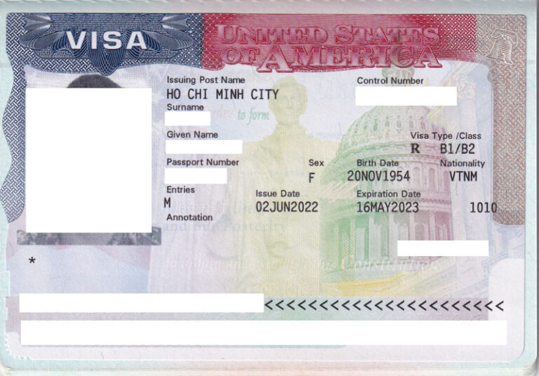 Visa Mỹ diện du lịch