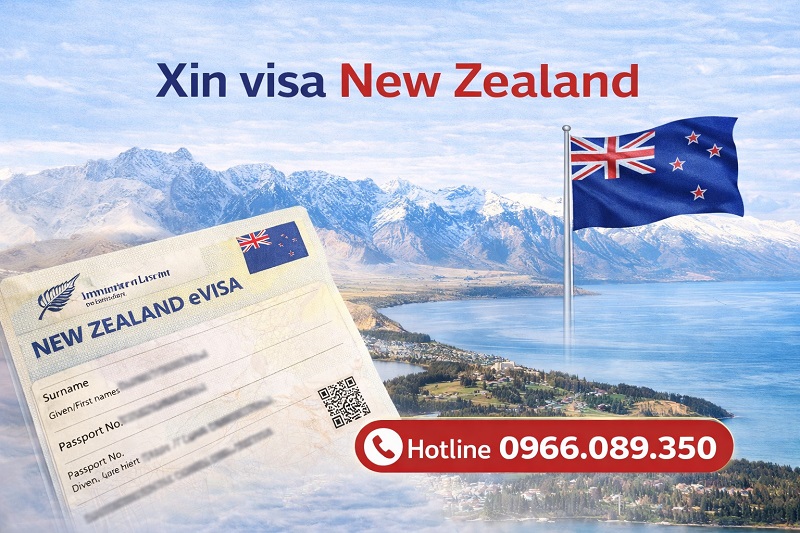 Dịch vụ làm visa New Zealand trọn gói 2026