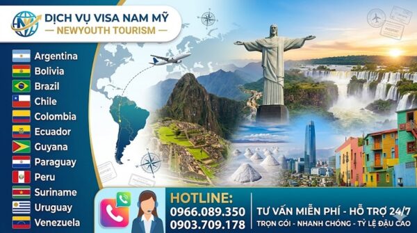 Dịch vụ làm visa các nước Nam Mỹ