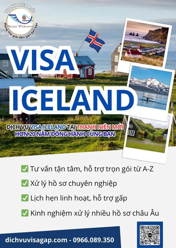 Dịch vụ visa Iceland tại TPHCM nhanh và tỷ lệ đậu cao