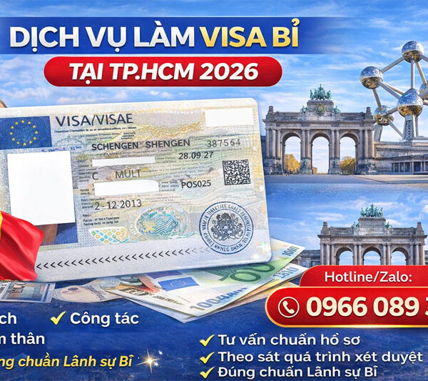 Dịch vụ làm visa Bỉ tại TPHCM 2026: Combo du lịch Bỉ trọn gói