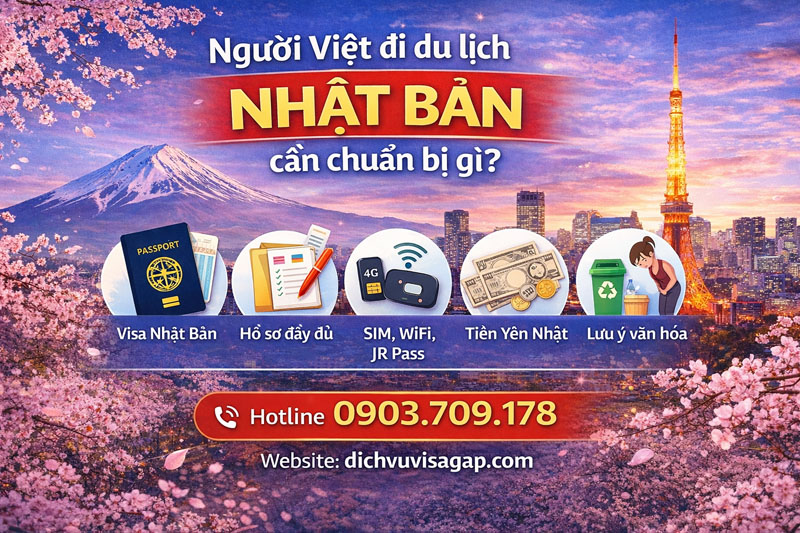 Người Việt đi du lịch Nhật Bản cần chuẩn bị gì