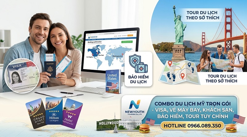 Combo du lịch Mỹ trọn gói cho chuyến đi du lịch Mỹ tuyệt vời